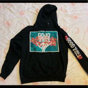 black hoodie